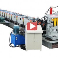 C to Z section steel purline roller folding forming machine